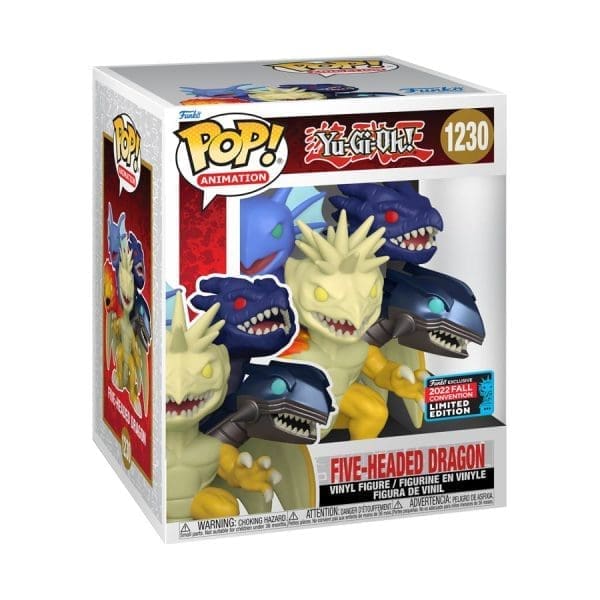 Yu-Gi-Oh! - Five-Headed Dragon NYCC 2022 US Exclusive 6" Pop! Vinyl - Image 3