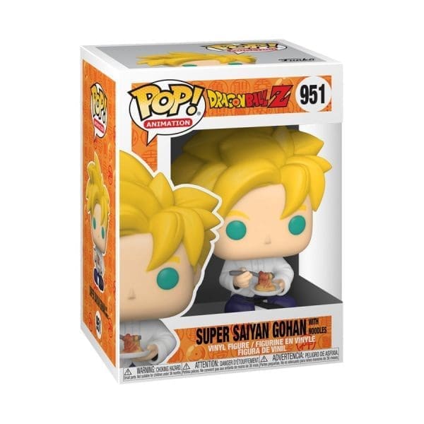 Dragon Ball Z - SS Gohan with Noodles Pop! Vinyl - Image 3