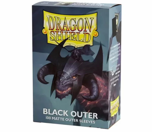 Dragon Shield: Outer Sleeves – Matte – Black