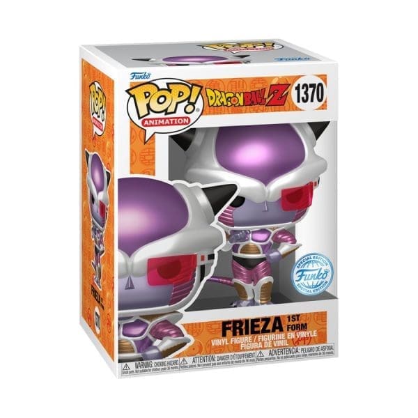 Dragon Ball Z - First Form Frieza Metallic US Exclusive Pop! Vinyl [RS] - Image 3