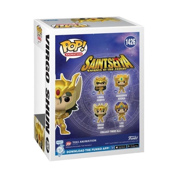 Saint Seiya - Virgo Shun (Gold Suit) Pop! Vinyl - Image 4