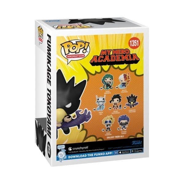 My Hero Academia - Fumikage Tokoyami (Fallen Angel) US Exclusive Glow Pop! Vinyl - Image 5