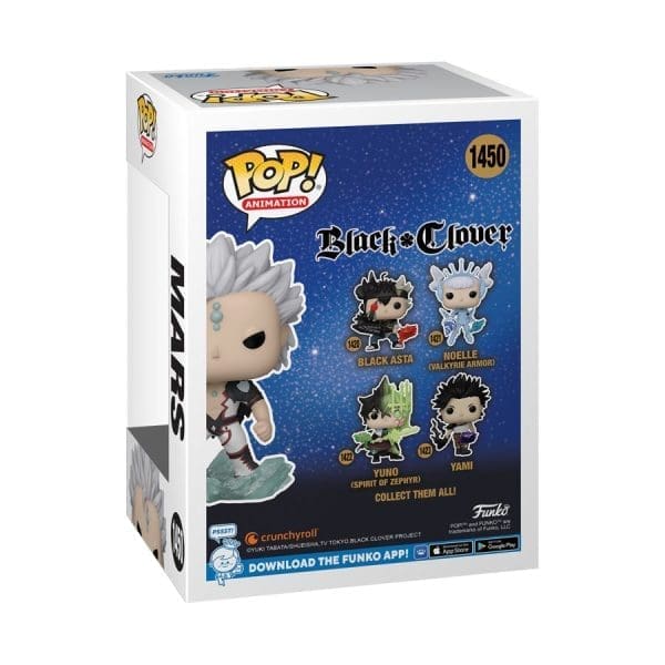 Black Clover - Mars with Book US Exclusive Pop! Vinyl - Image 4