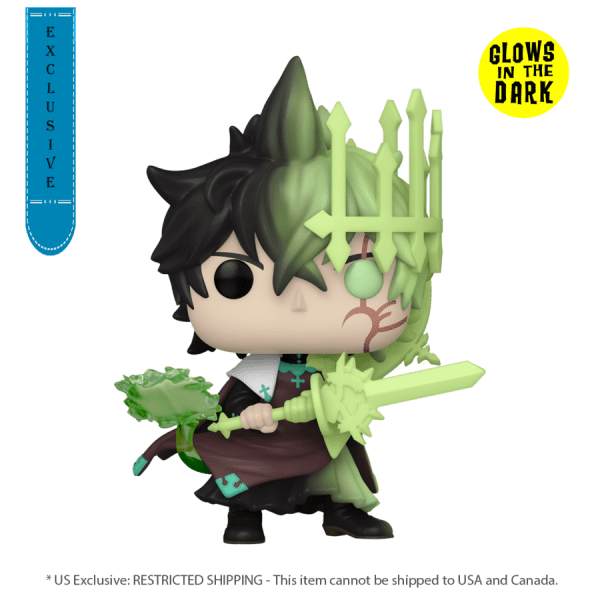 Black Clover - Yuno (Spirit of Zephyr) US Exclusive Glow Pop! Vinyl