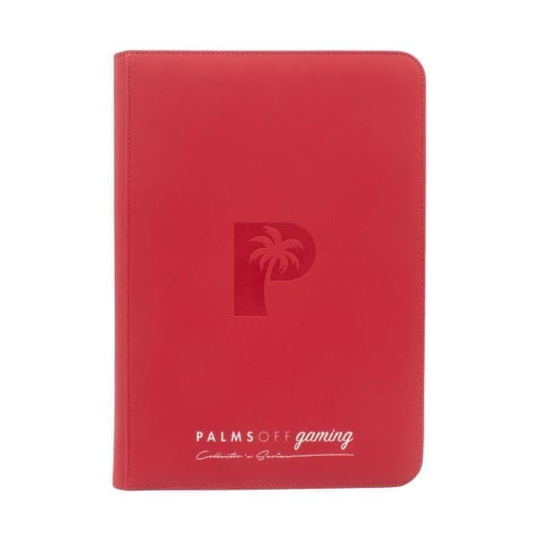 Collector's Series 9 Pocket Zip Trading Card Binder - RED - Image 3