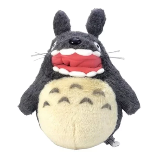 Studio Ghibli Plush, My Neighbor Totoro - Medium-sized Grey Howling Totoro, perfect for fans of the classic film.