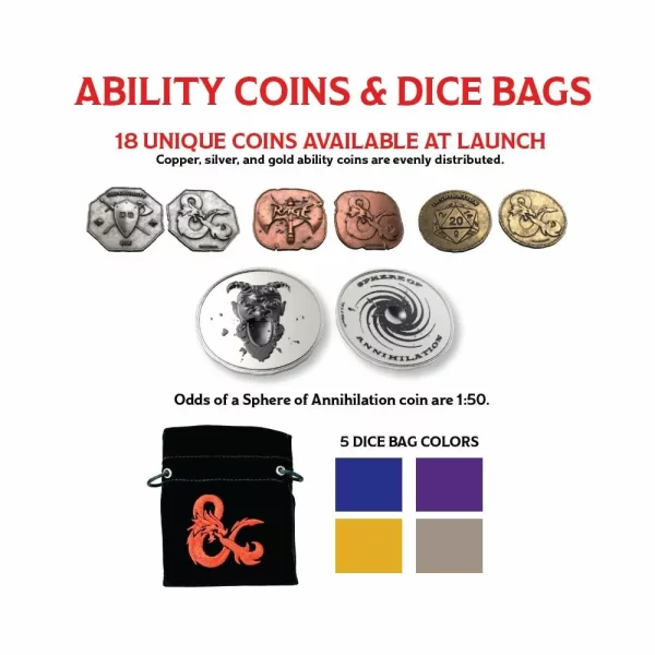 Sirius Dice D&D Acererak's Treasure Blind Box PDQ, a mysterious collection of themed dice sets for Dungeons & Dragons enthusiasts.