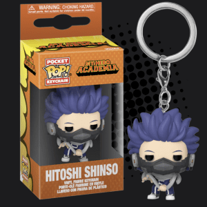 My Hero Academia Season 5 Hitoshi Shinso Pop! Vinyl Keychain, featuring the aspiring hero in miniature form.