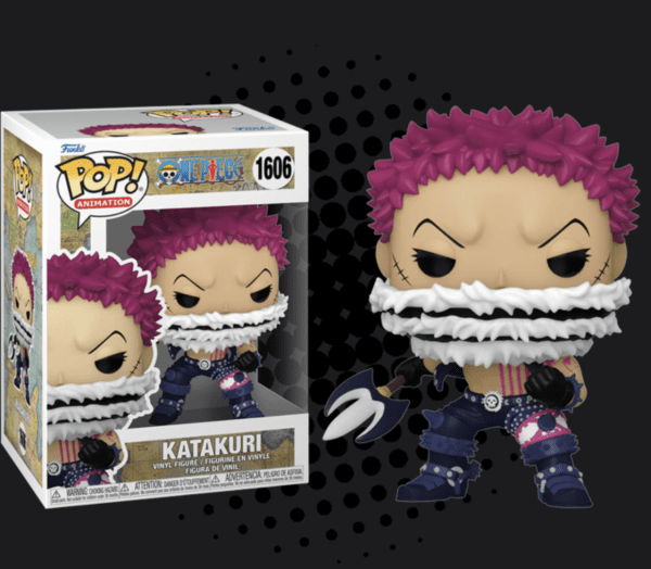 "One Piece Katakuri Pop! Vinyl Figure showcasing his menacing look and detailed costume