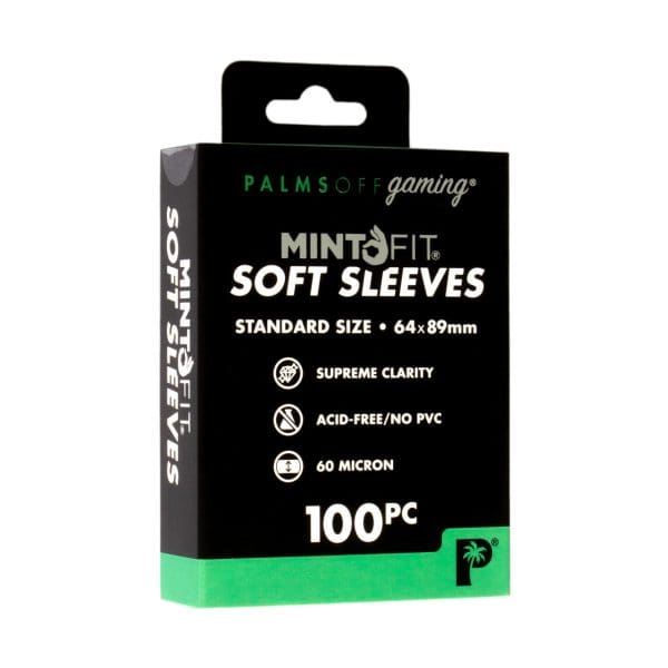 Pack of 100 MintFit Soft Sleeves showcasing high clarity and quality