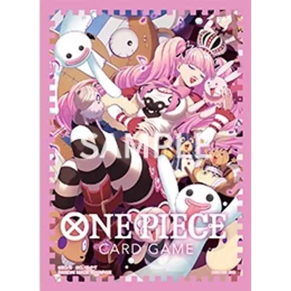 One Piece Card Game Official Sleeves Set 6 featuring vibrant character artwork