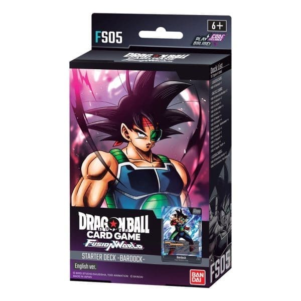 Dragon Ball Super Card Game Fusion World Starter Deck packaging and cards"