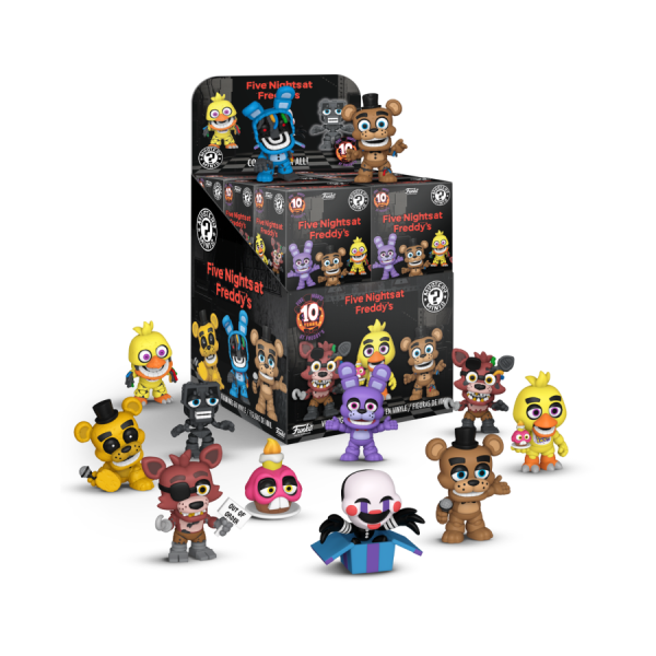 FNAF 10th Anniversary Mystery Minis in blind boxes