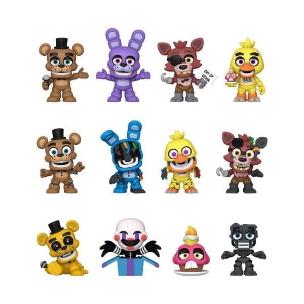 FNAF 10th Anniversary Mystery Minis in blind boxes