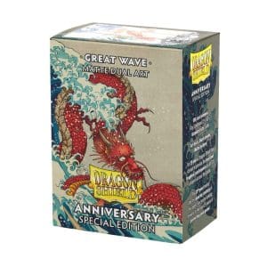 Dragon Shield Great Wave Sleeves Anniversary Edition for Magic: The Gathering