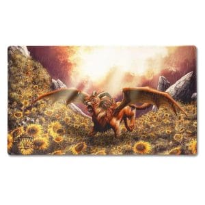 Dragon Shield Dyrkottr Playmat with Case and Coin in Tangerine