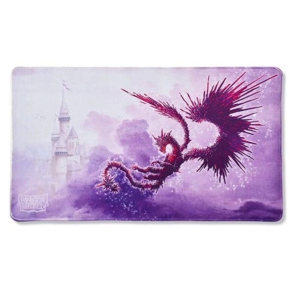 Dragon Shield Racan Playmat with Case and Coin in Clear Purple