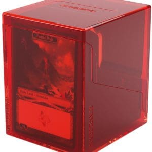 Gamegenic Bastion Deck Box Red 100+ XL for Trading Card Storage