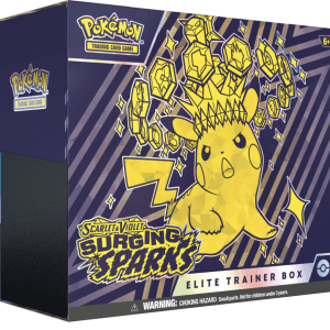 "Surging Sparks Elite Trainer Box for Pokémon TCG"