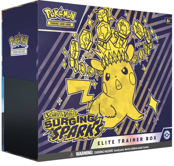 "Surging Sparks Elite Trainer Box for Pokémon TCG"