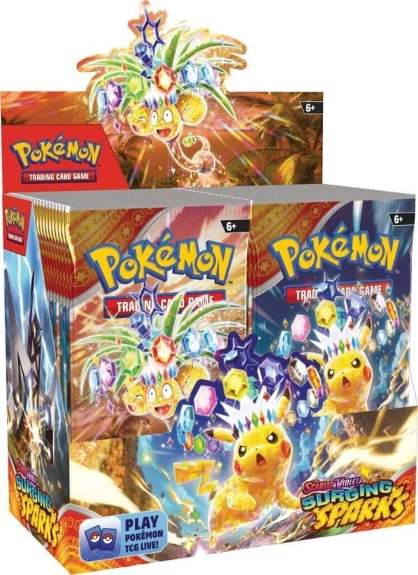 Scarlet & Violet 8 Surging Sparks Booster Pokémon TCG Expansion