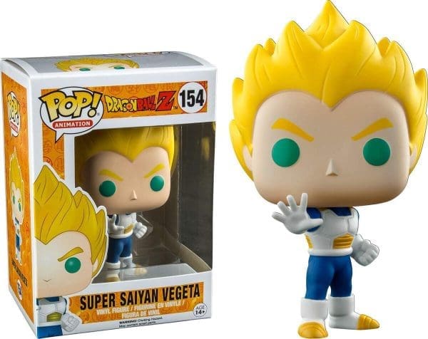 Super Saiyan Vegeta Funko Pop #154 Dragon Ball Z Vinyl Figure